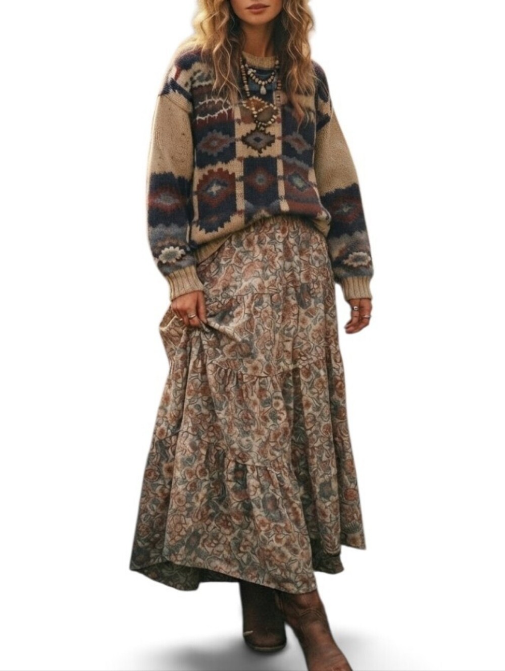 High Sierra Vintage Gorpcore Knit Wool Sweater M
